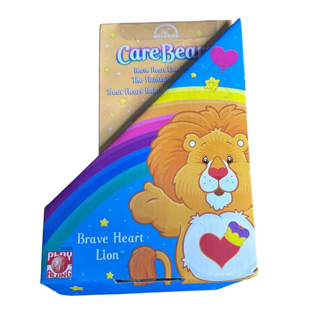 Care Bears Brave Heart Lion sealed VHS Fountain‎ of Youth vintage tape y2k